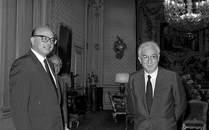 Bettino Craxi e Francesco Cossiga.